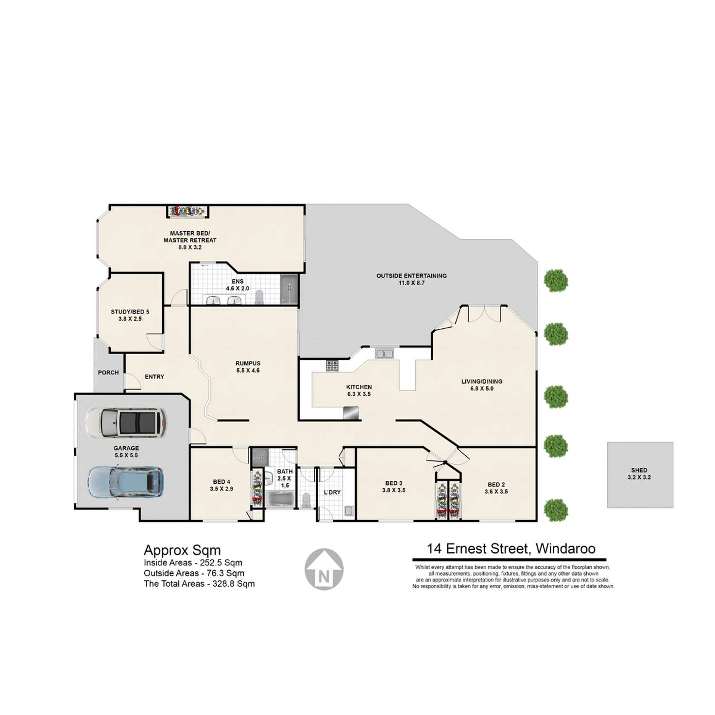 Floorplan of Homely house listing, 14 Ernest Street, Windaroo QLD 4207