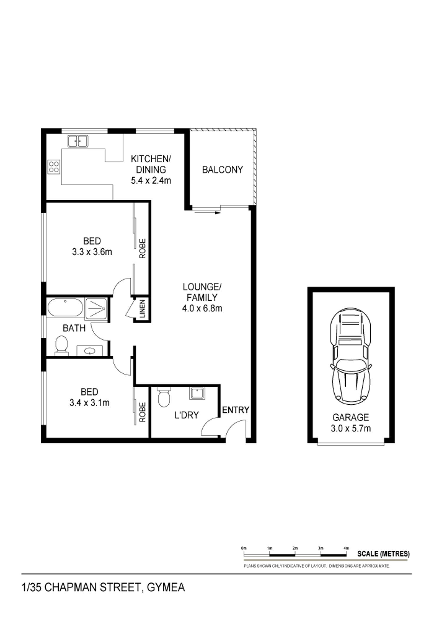 Floorplan of Homely apartment listing, 1/35-37 Chapman Street, Gymea NSW 2227