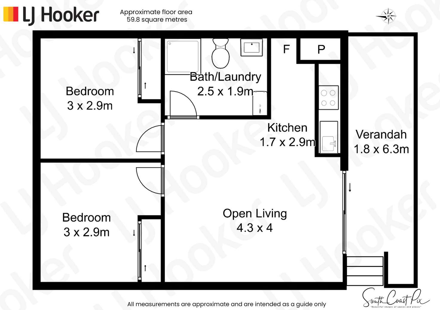 Floorplan of Homely unit listing, 64/49 Old Princes Highway, Batemans Bay NSW 2536