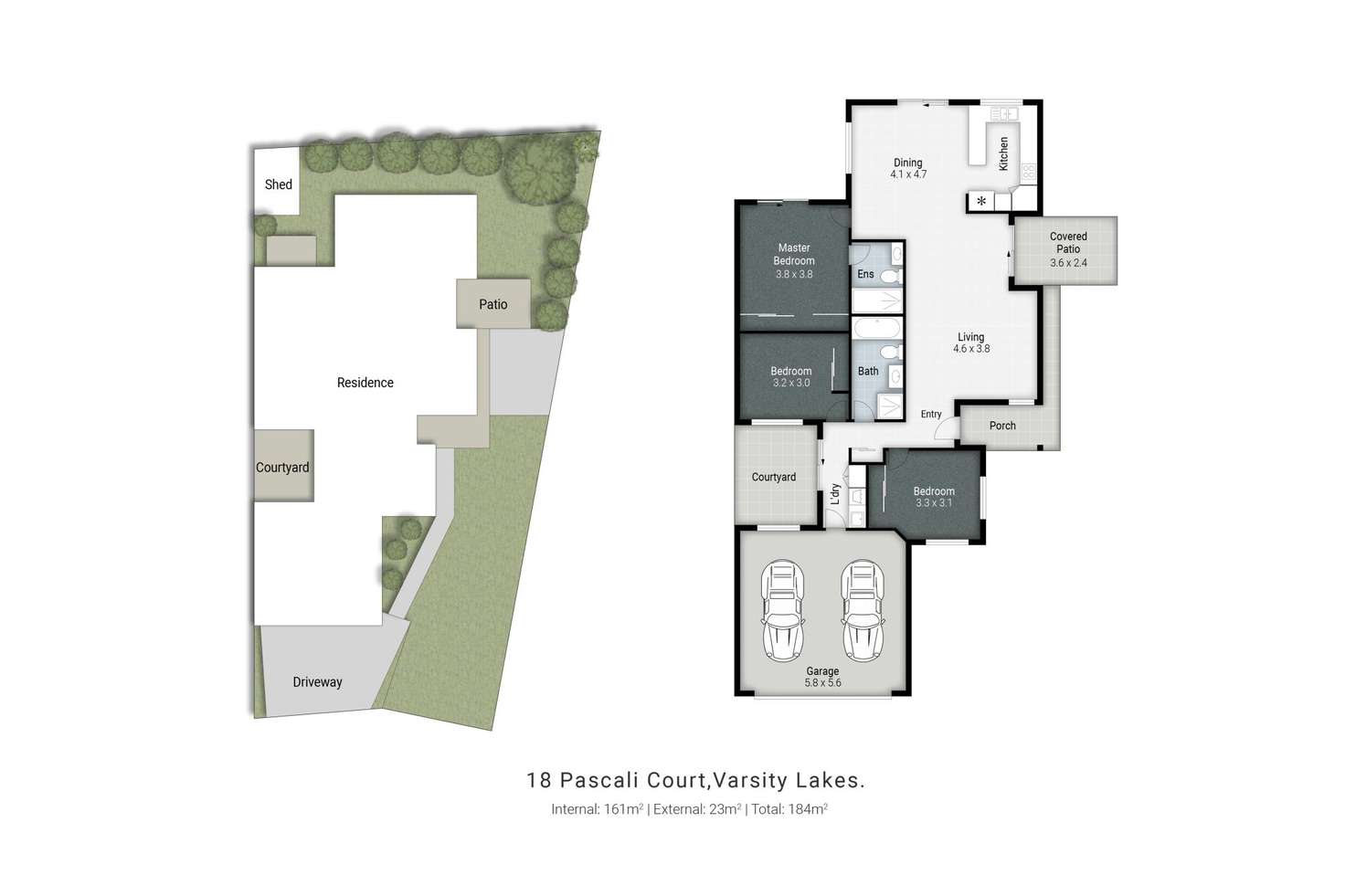 Floorplan of Homely house listing, 18 Pascali Court, Varsity Lakes QLD 4227
