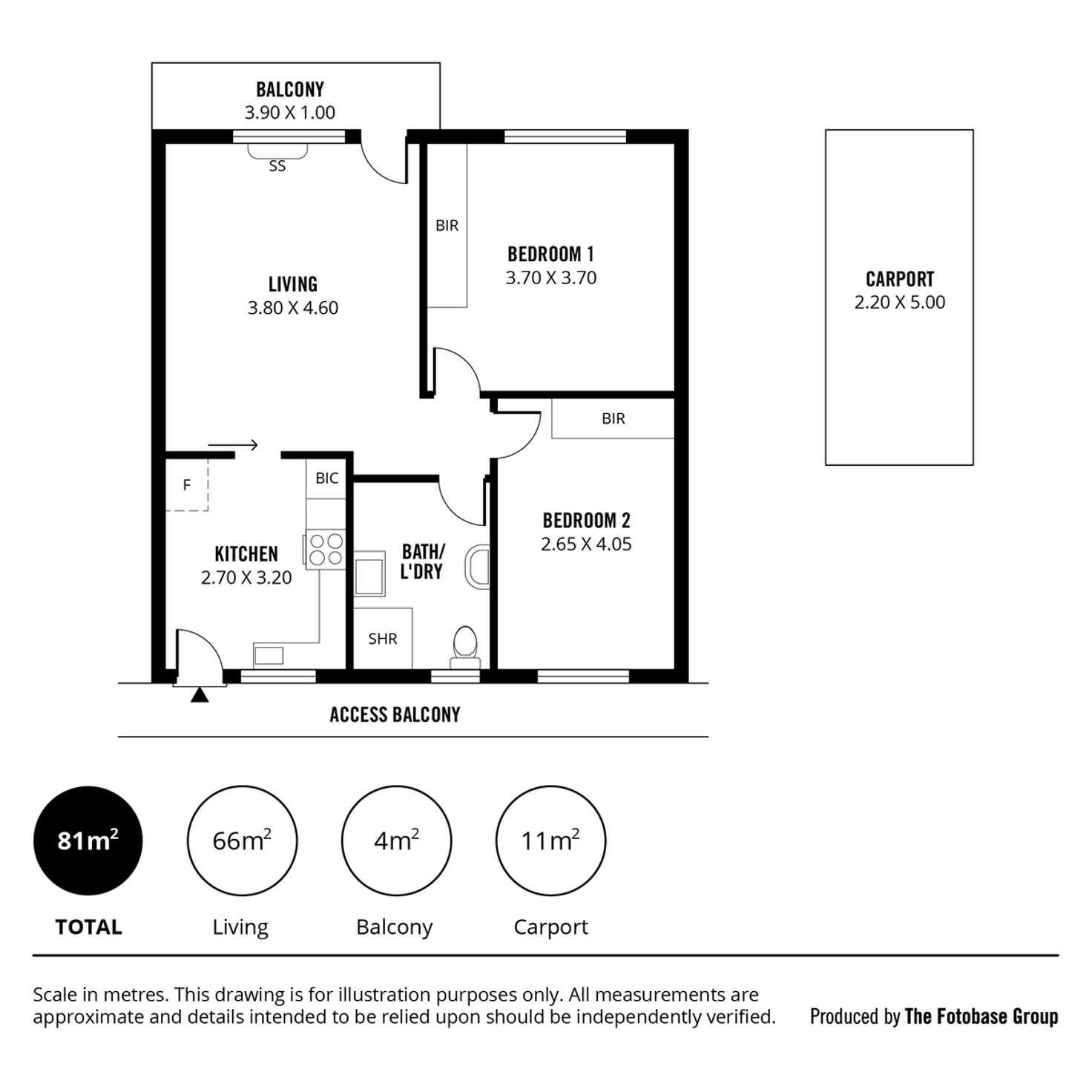 Floorplan of Homely unit listing, 11/119 Young Street, Parkside SA 5063