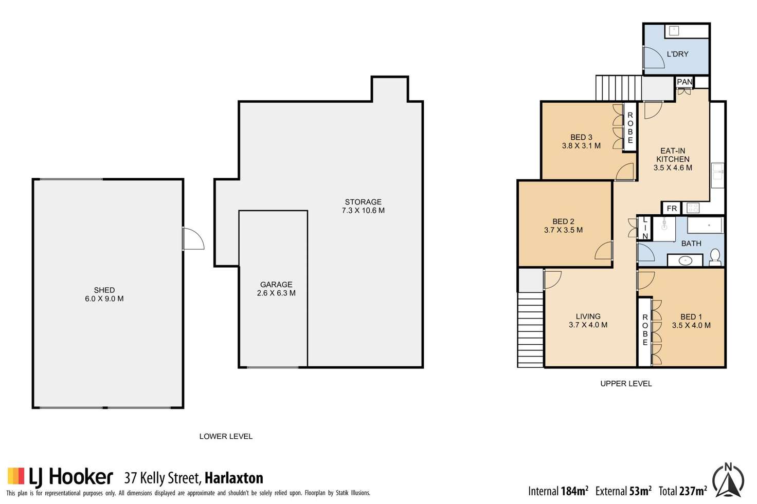 Floorplan of Homely house listing, 37 Kelly Street, Harlaxton QLD 4350