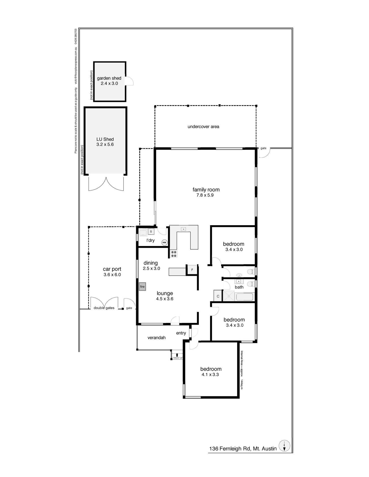 Floorplan of Homely house listing, 136 Fernleigh Road, Mount Austin NSW 2650