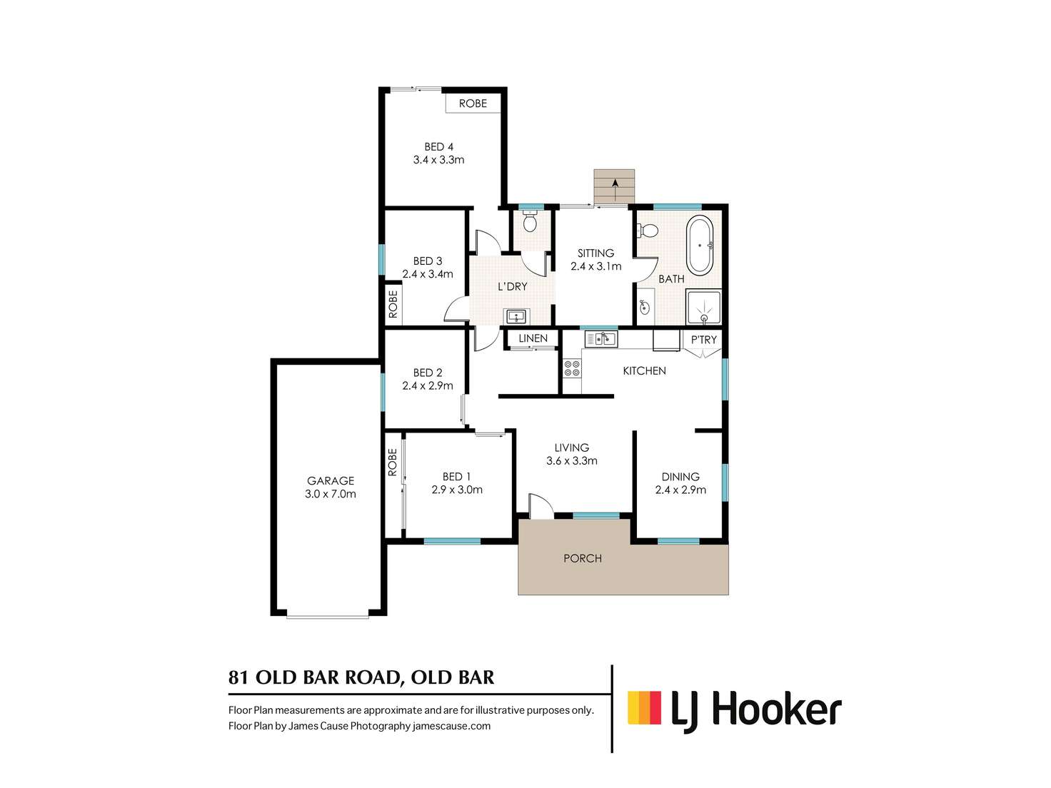 Floorplan of Homely house listing, 81 Old Bar Road, Old Bar NSW 2430