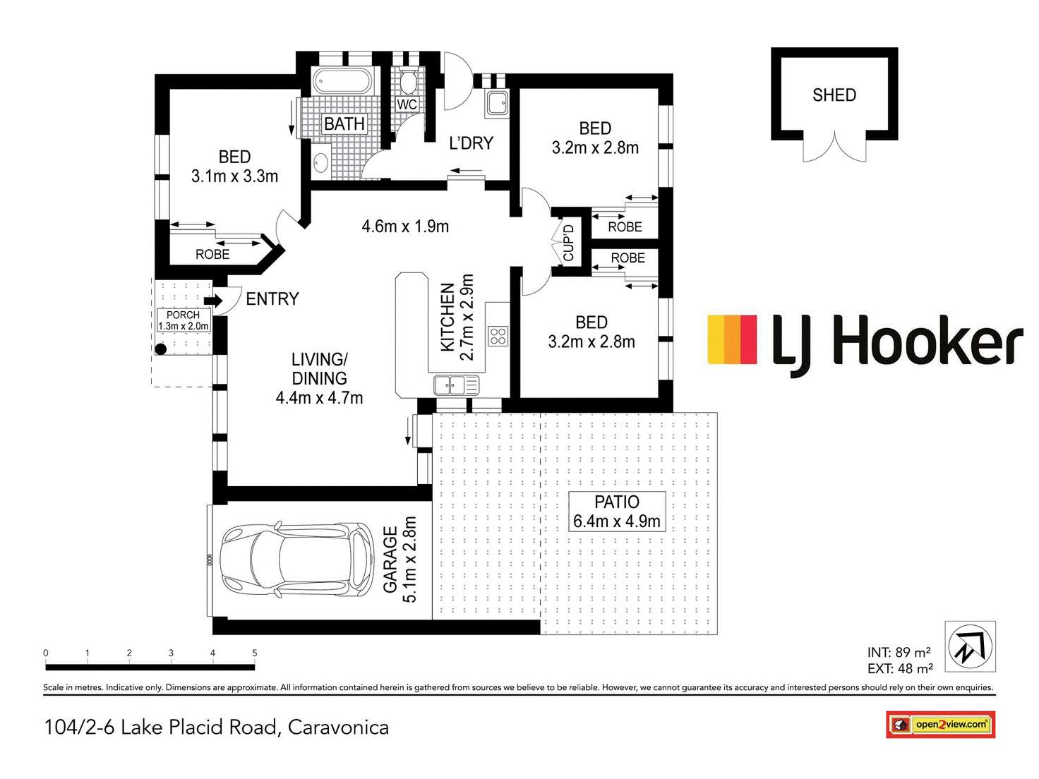 Floorplan of Homely villa listing, 104/2-6 Lake Placid Road, Caravonica QLD 4878
