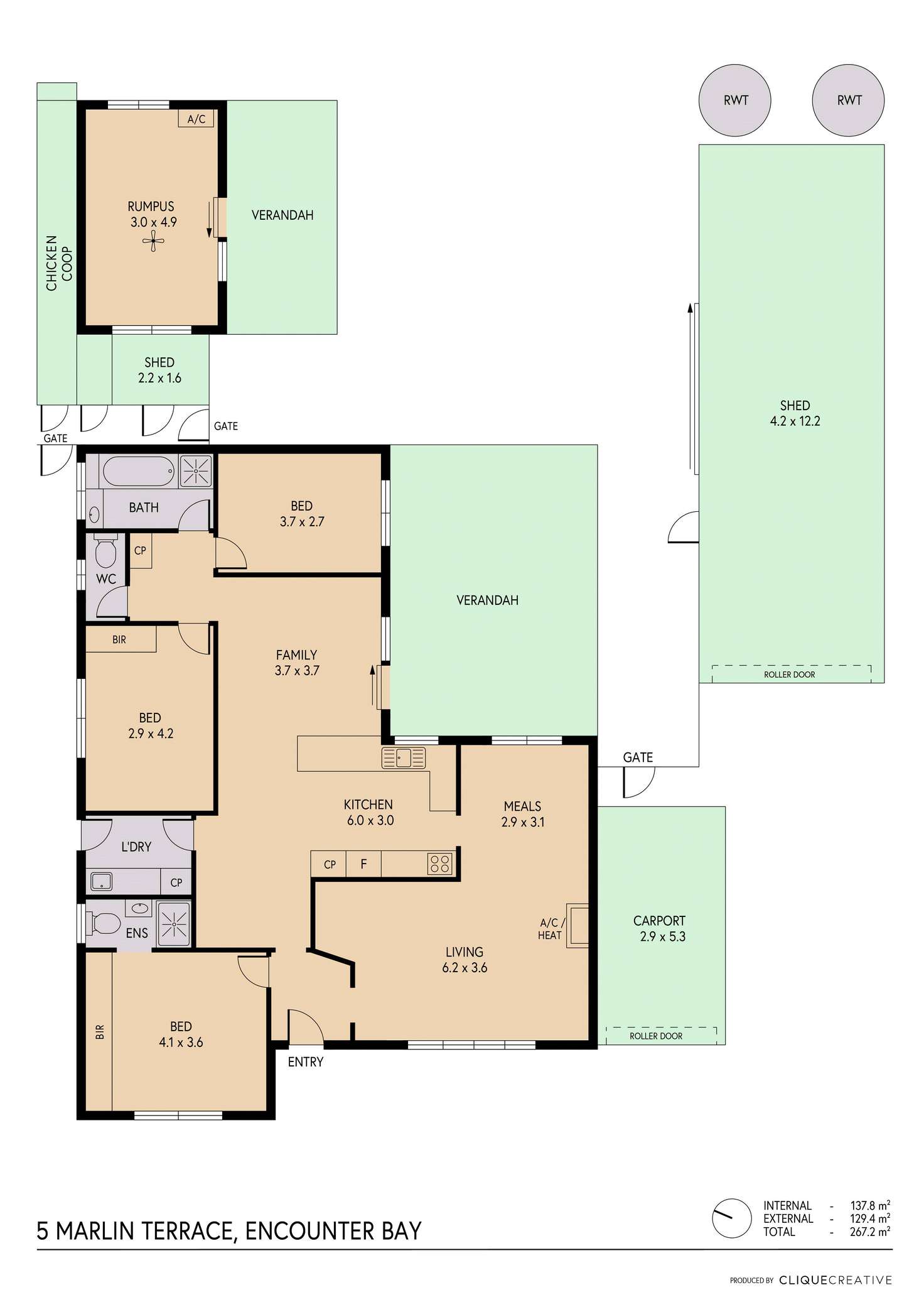 Floorplan of Homely house listing, 5 Marlin Terrace, Encounter Bay SA 5211