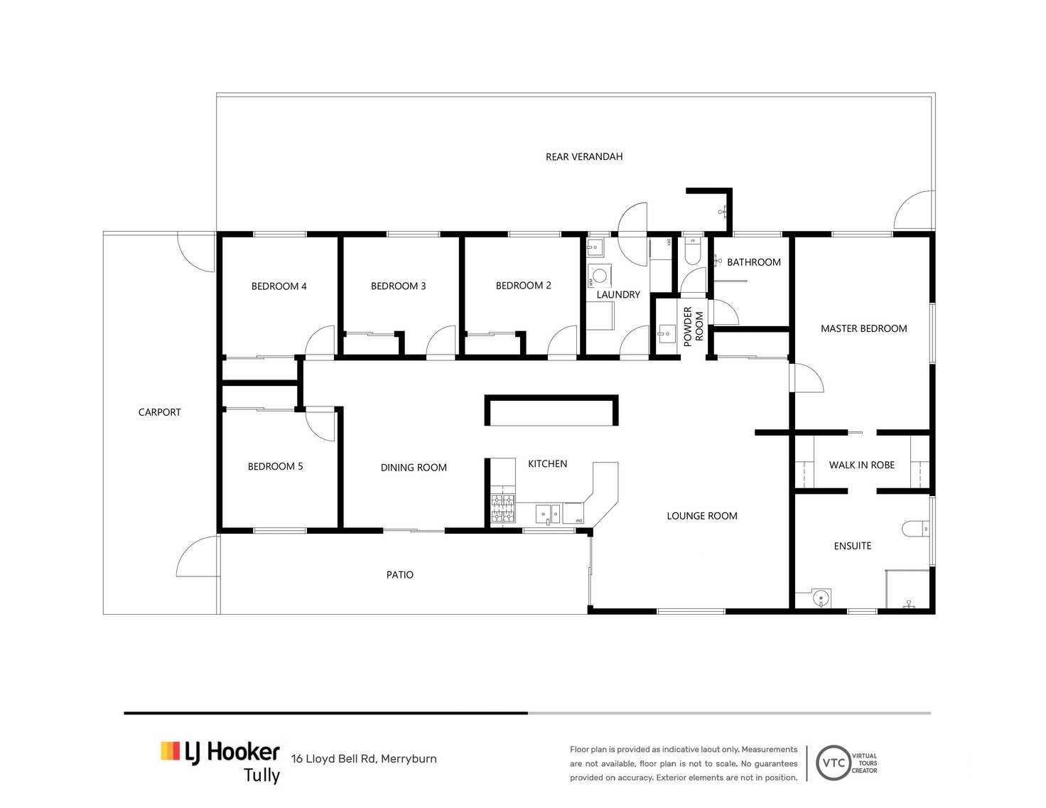 Floorplan of Homely house listing, 16 Lloyd Bell Road, Merryburn QLD 4854