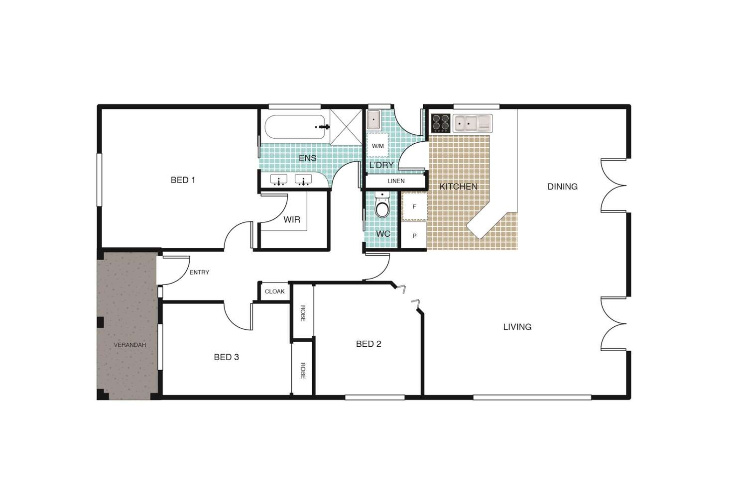 Floorplan of Homely house listing, 5 Grace Place, Amaroo ACT 2914