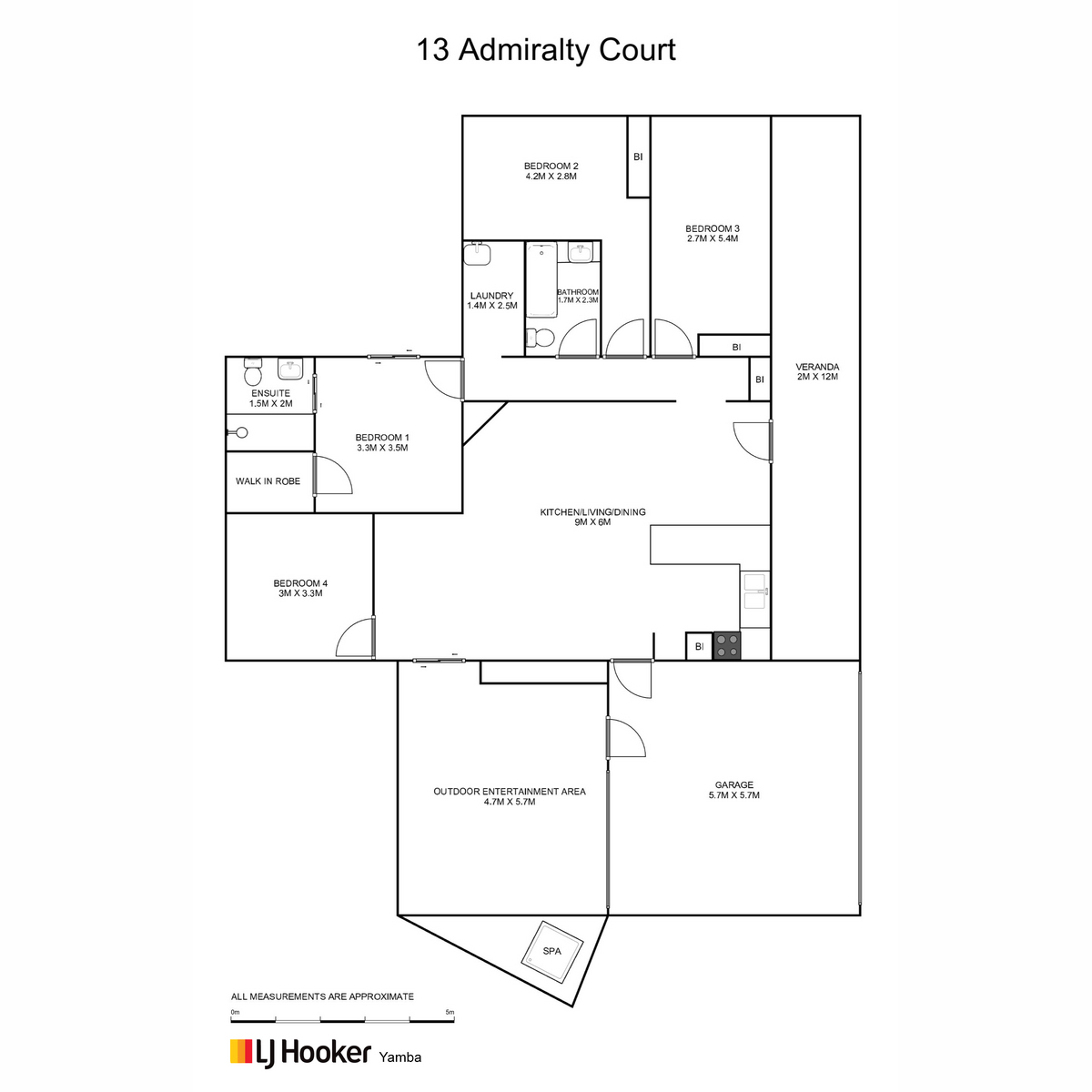 Floorplan of Homely house listing, 13 Admiralty Court, Yamba NSW 2464
