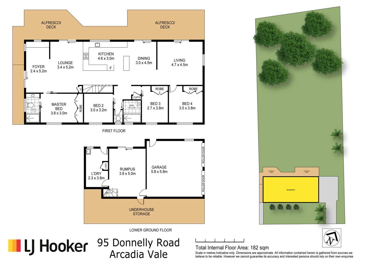 Floorplan of Homely house listing, 95 Donnelly Road, Arcadia Vale NSW 2283