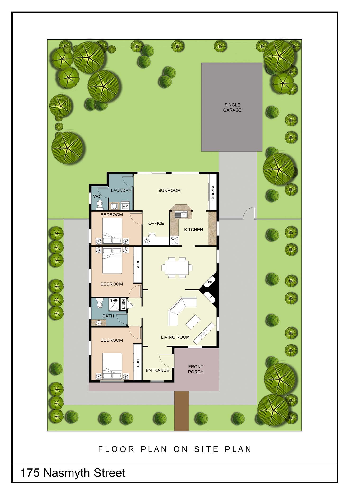 Floorplan of Homely house listing, 175 Nasmyth Street, Young NSW 2594