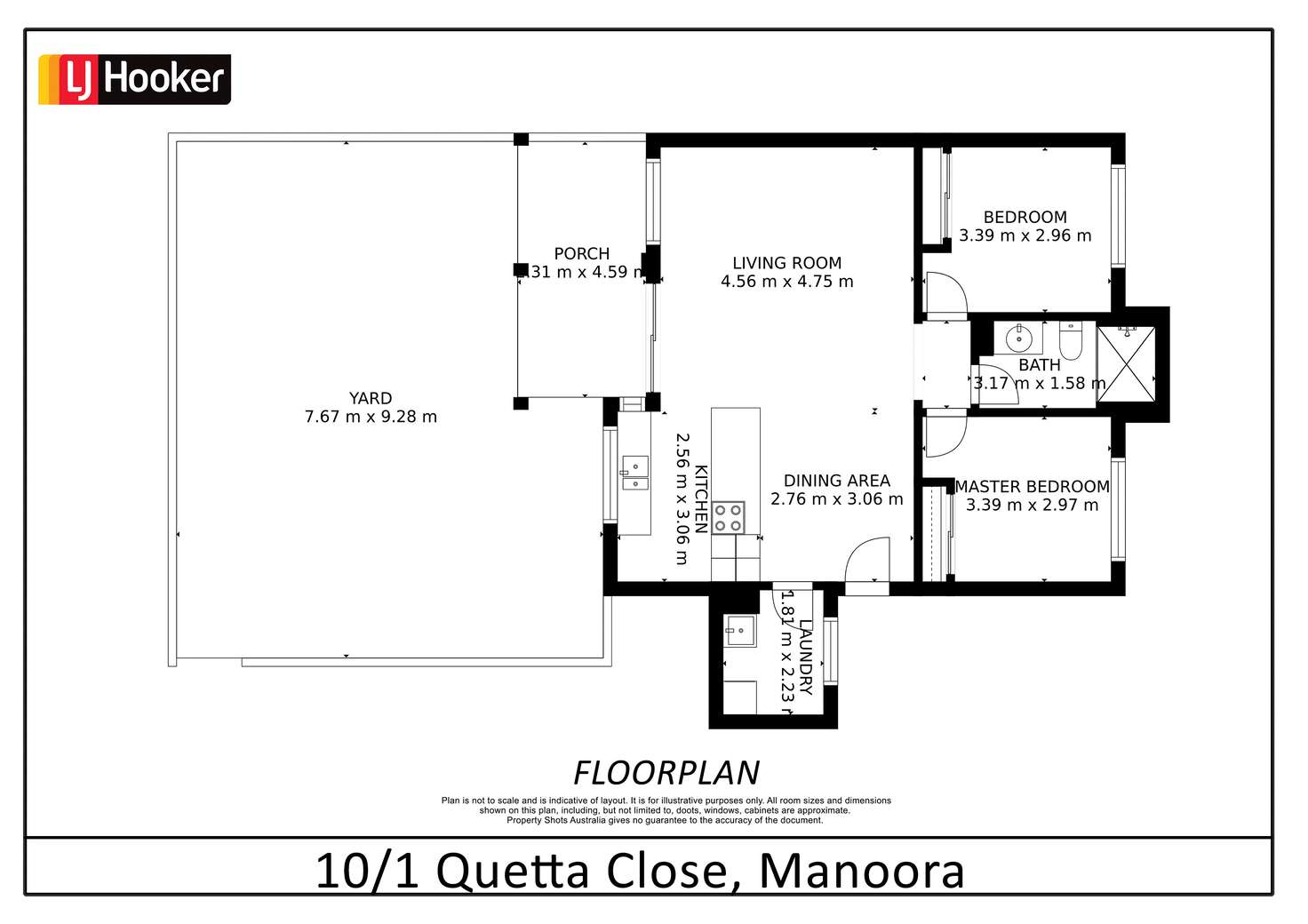 Floorplan of Homely unit listing, 10/1 Quetta Close, Manoora QLD 4870