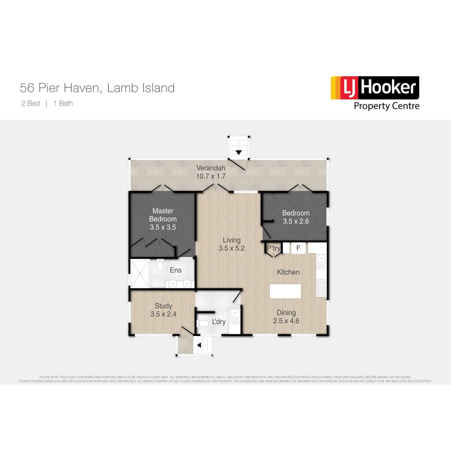 Floorplan of Homely house listing, 56 Pier Haven, Lamb Island QLD 4184
