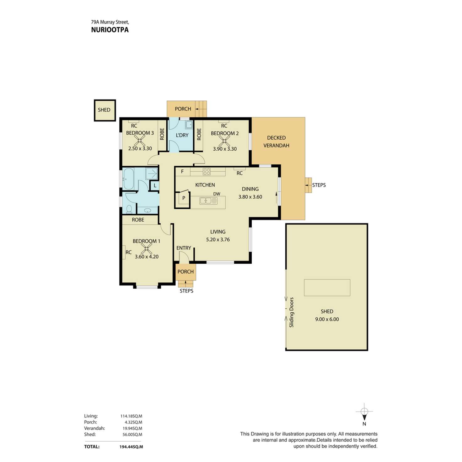 Floorplan of Homely house listing, 79A Murray Street, Nuriootpa SA 5355