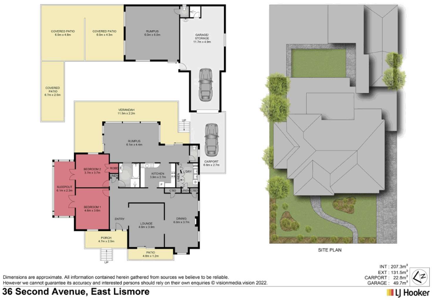 Floorplan of Homely house listing, 36 Second Avenue, East Lismore NSW 2480