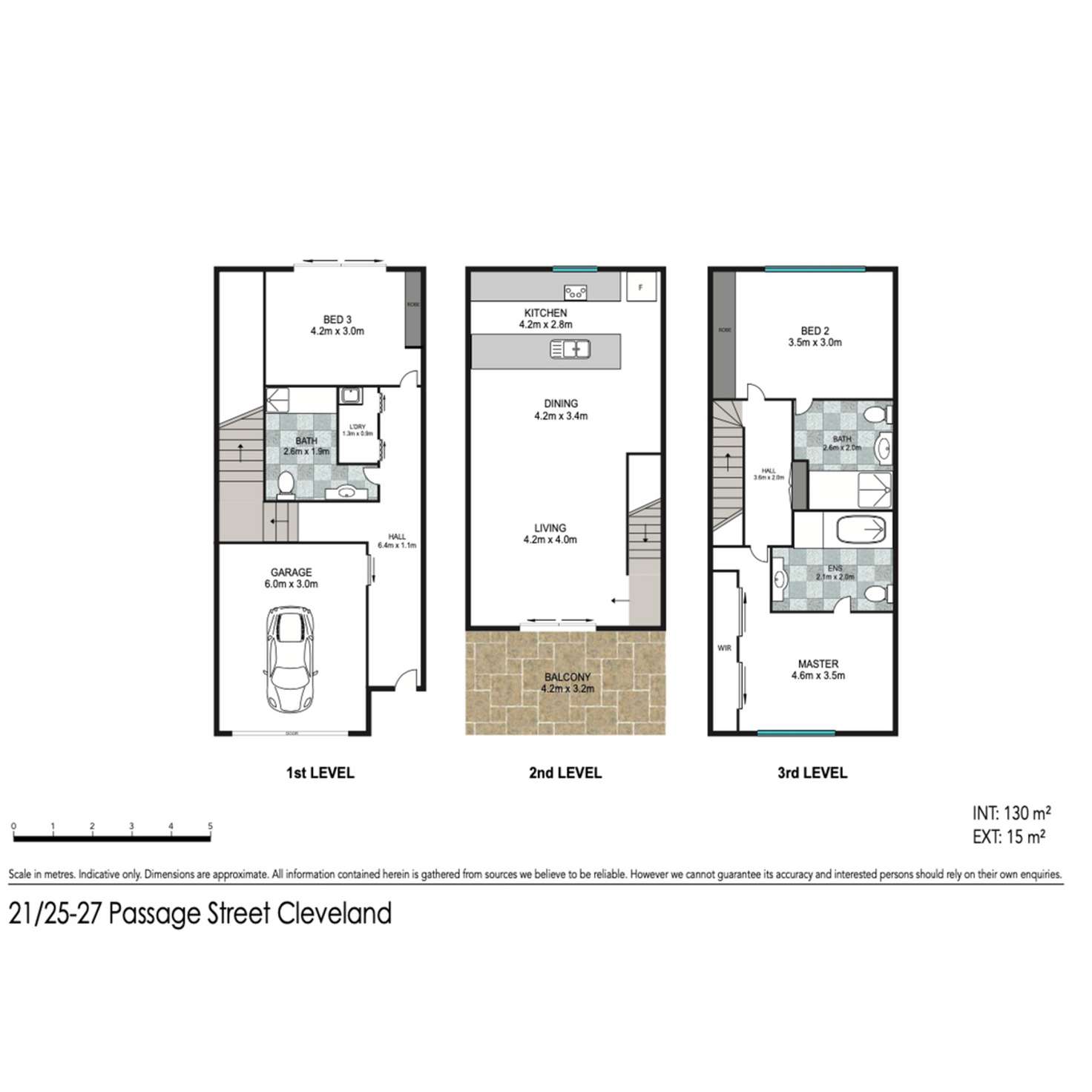 Floorplan of Homely townhouse listing, 21/25-27 Passage Street, Cleveland QLD 4163