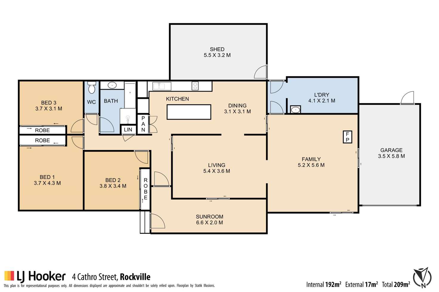 Floorplan of Homely house listing, 4 Cathro Street, Rockville QLD 4350