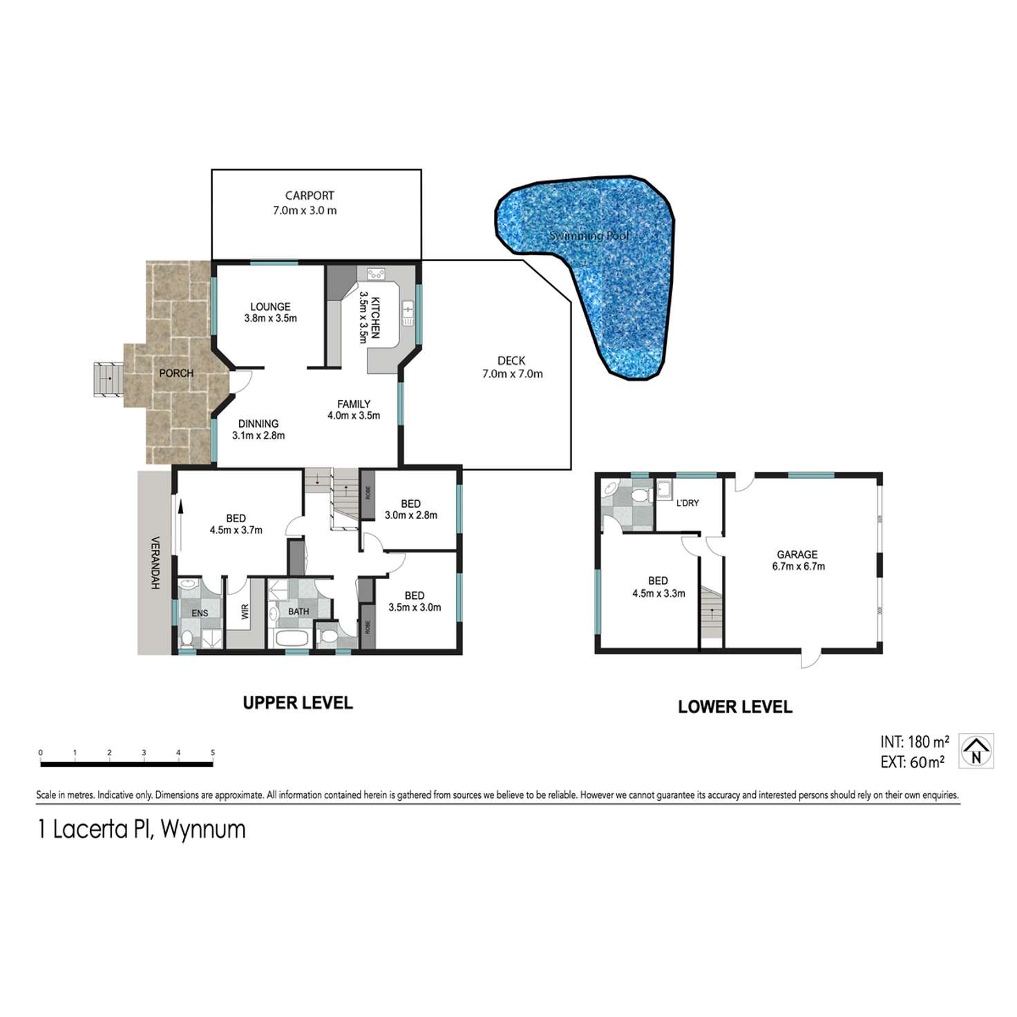 Floorplan of Homely house listing, 1 Lacerta Place, Wynnum QLD 4178