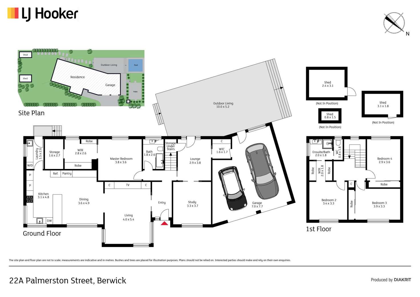Floorplan of Homely house listing, 22A Palmerston Street, Berwick VIC 3806
