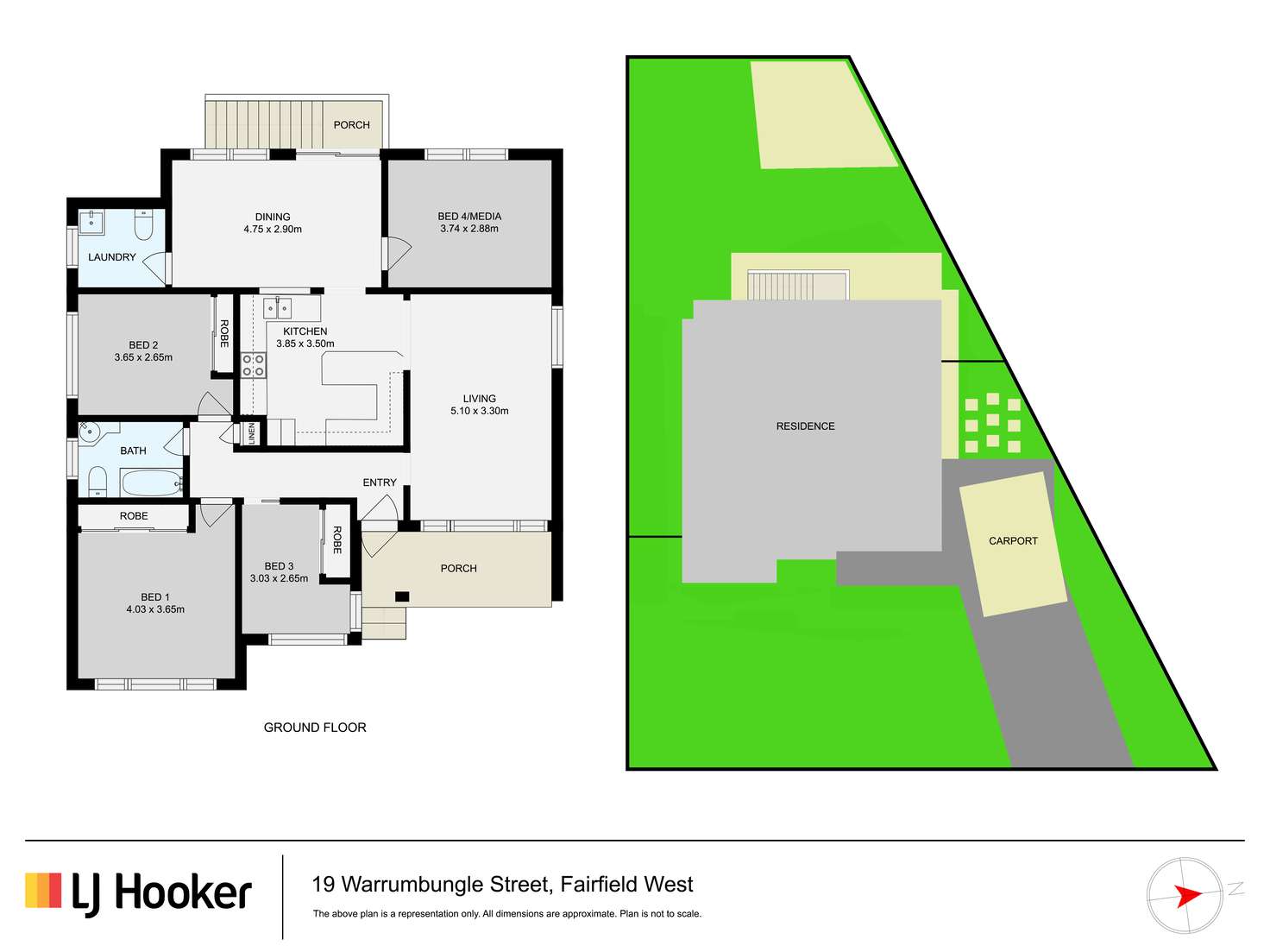 Floorplan of Homely house listing, 19 Warrumbungle Street, Fairfield West NSW 2165