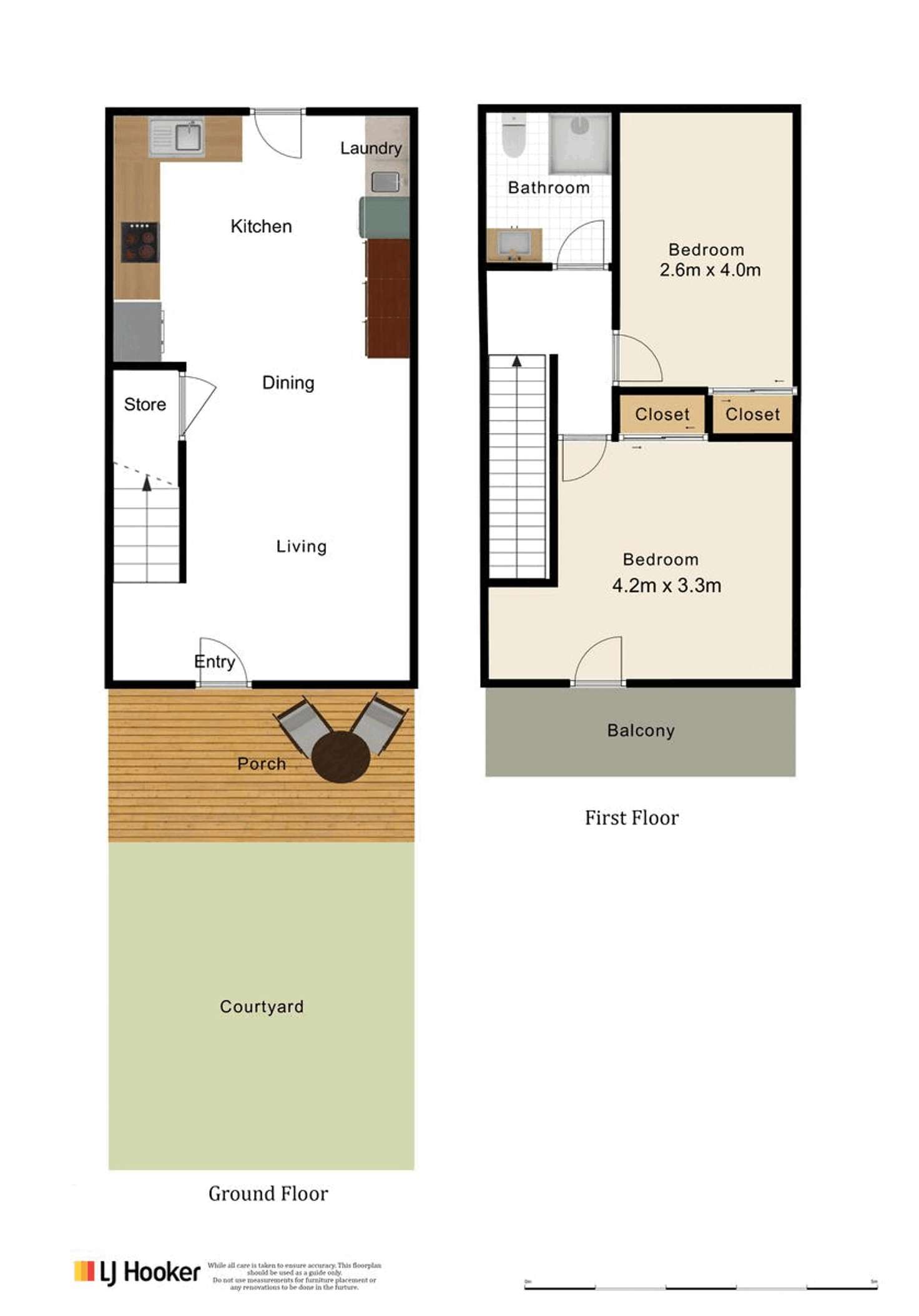 Floorplan of Homely townhouse listing, 4/42 Benabrow Avenue, Bongaree QLD 4507