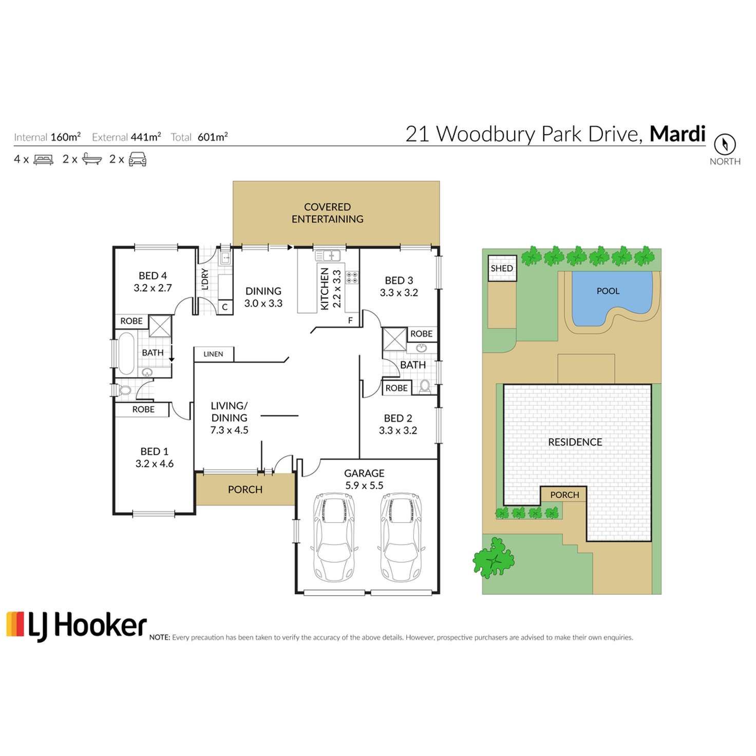 Floorplan of Homely house listing, 21 Woodbury Park Drive, Mardi NSW 2259