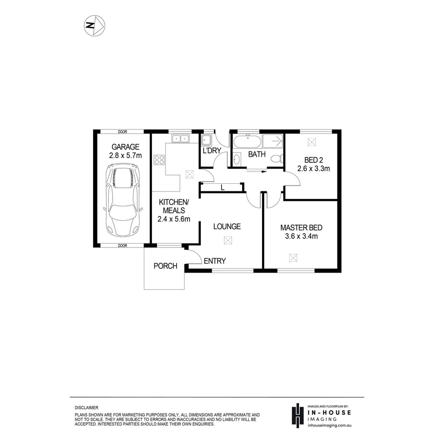 Floorplan of Homely unit listing, 4/72 Ledger Road, Woodville South SA 5011
