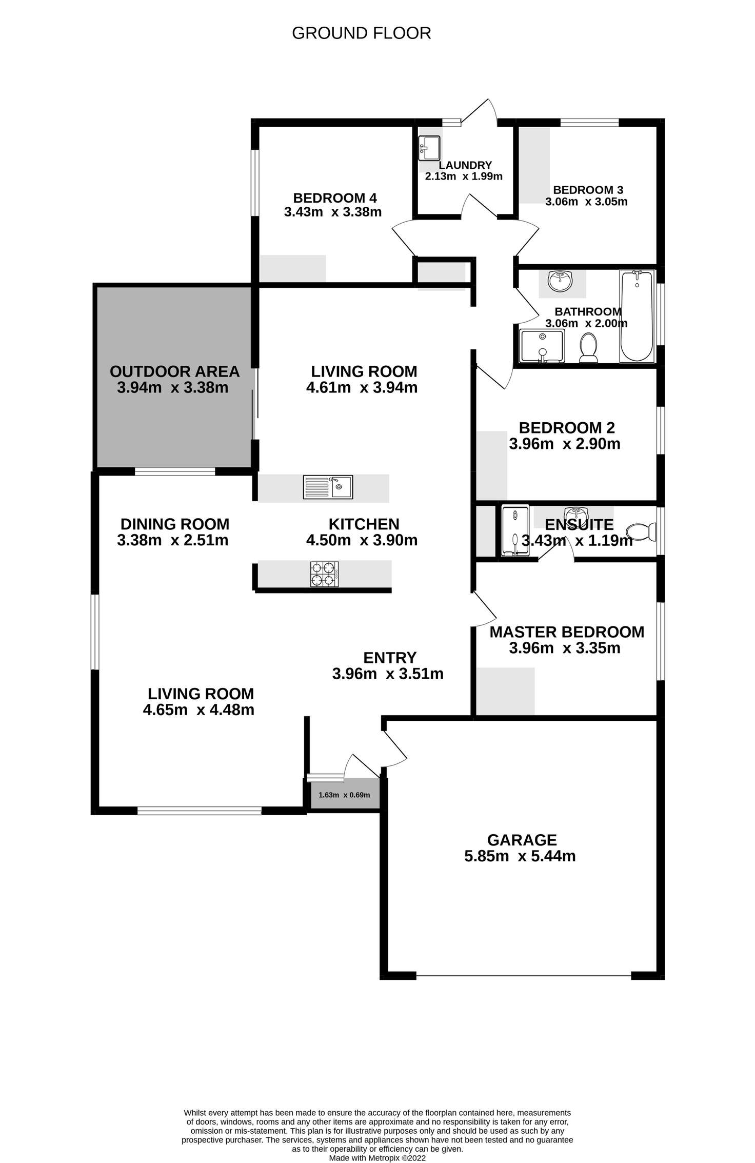 Floorplan of Homely house listing, 19 Casson Avenue, Cessnock NSW 2325