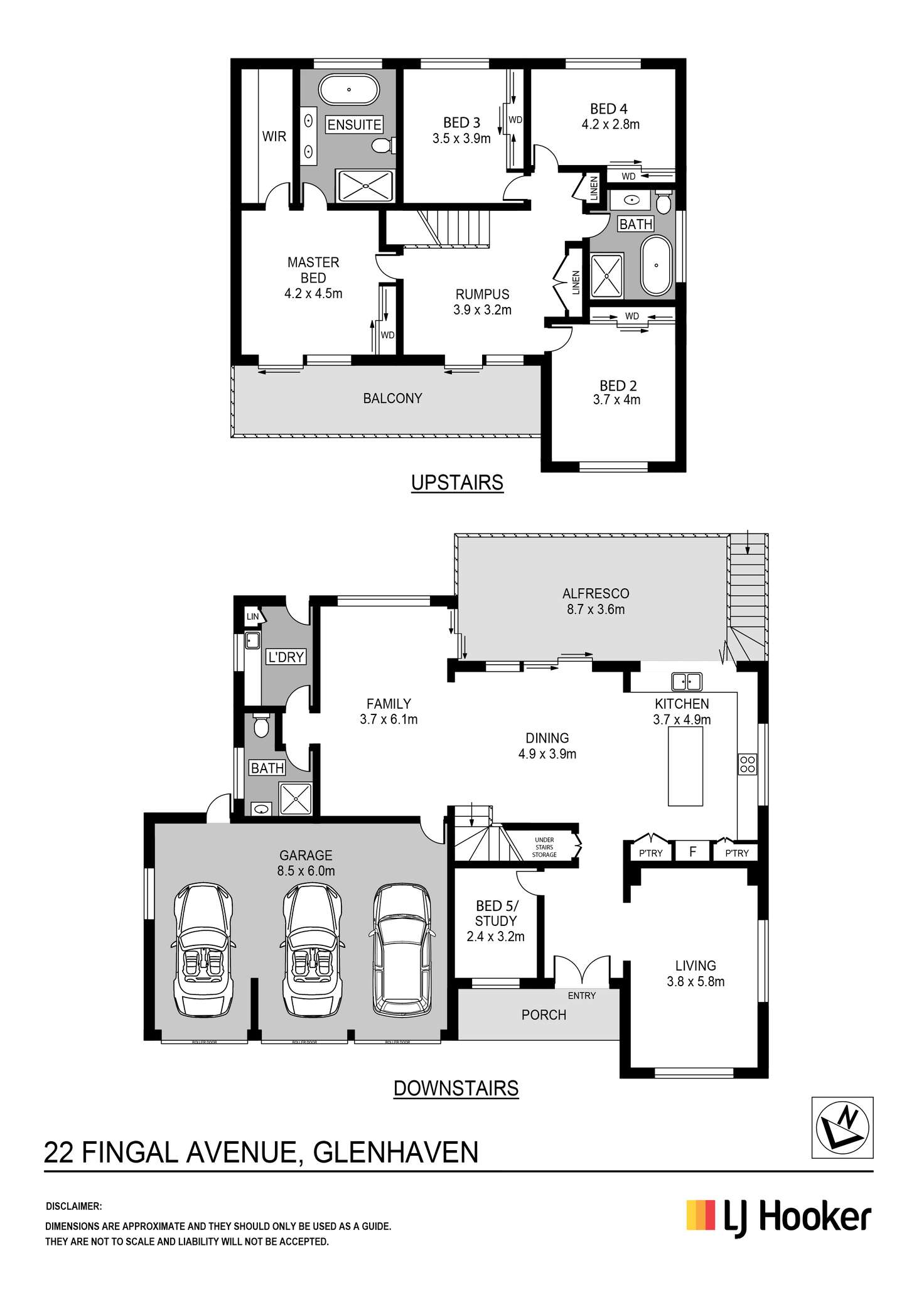 Floorplan of Homely house listing, 22 Fingal Avenue, Glenhaven NSW 2156
