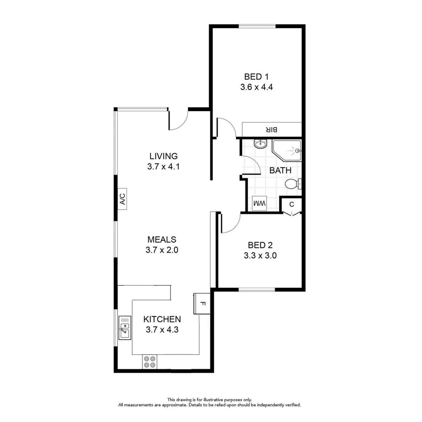 Floorplan of Homely unit listing, 22/312 Victoria Road, Largs North SA 5016