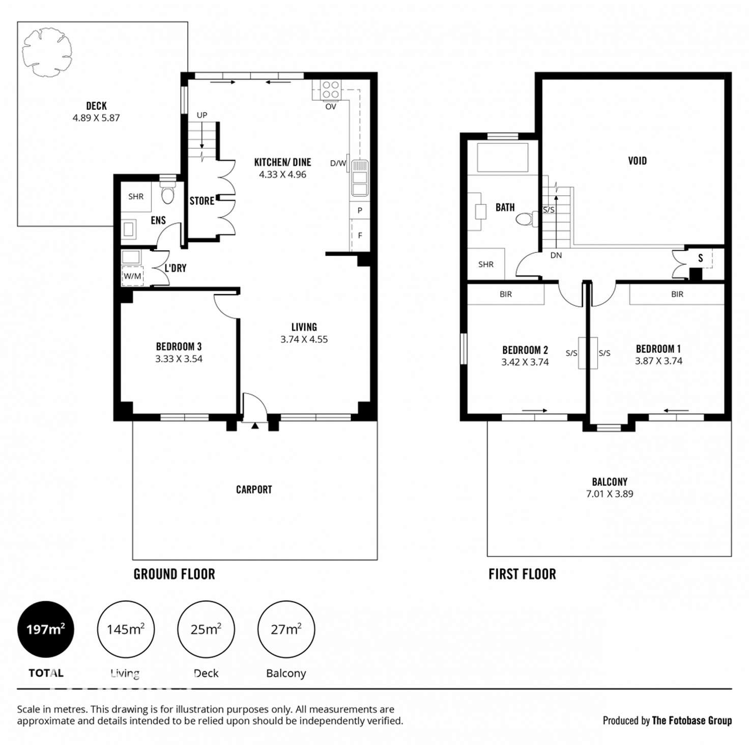 Floorplan of Homely townhouse listing, 5/57 Arthur Street, Unley SA 5061