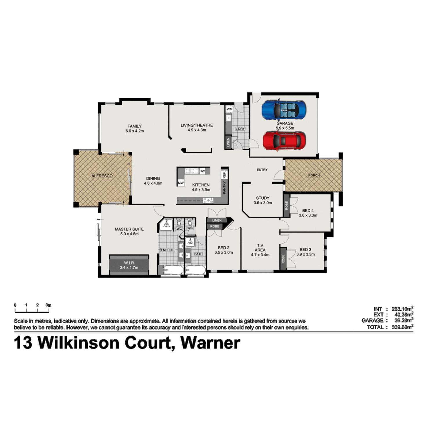 Floorplan of Homely house listing, 13 Wilkinson Court, Warner QLD 4500