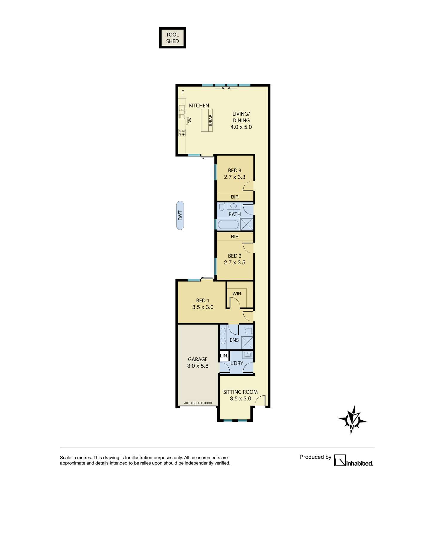 Floorplan of Homely house listing, 25 Branson Ave, Clearview SA 5085