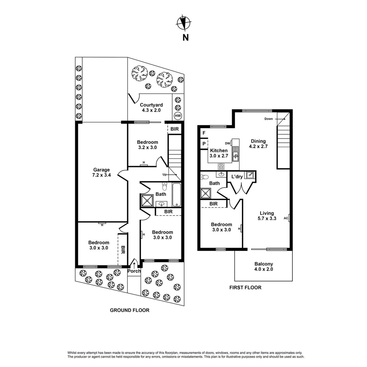 Floorplan of Homely townhouse listing, 3 Hiddleston Court, Cranbourne West VIC 3977