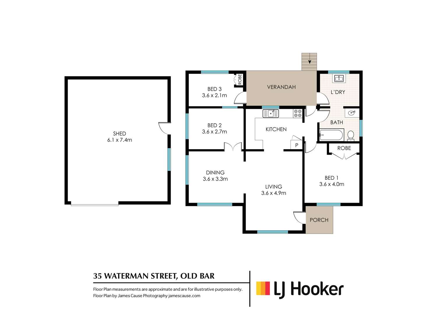Floorplan of Homely house listing, 35 Waterman Street, Old Bar NSW 2430
