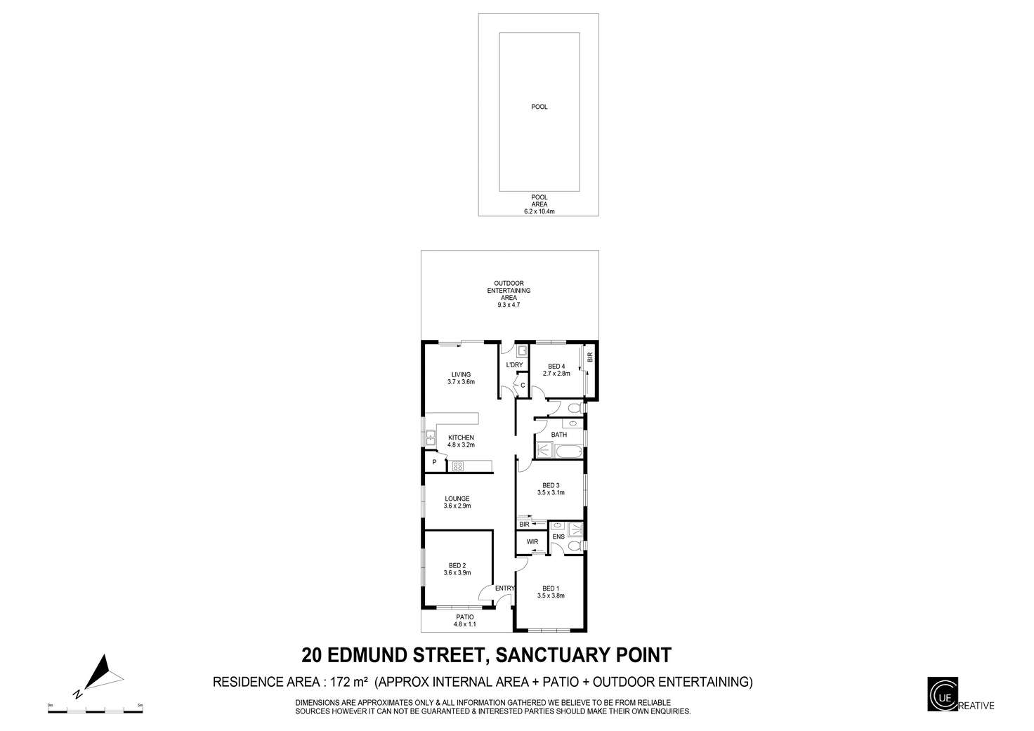 Floorplan of Homely house listing, 20 Edmund Street, Sanctuary Point NSW 2540
