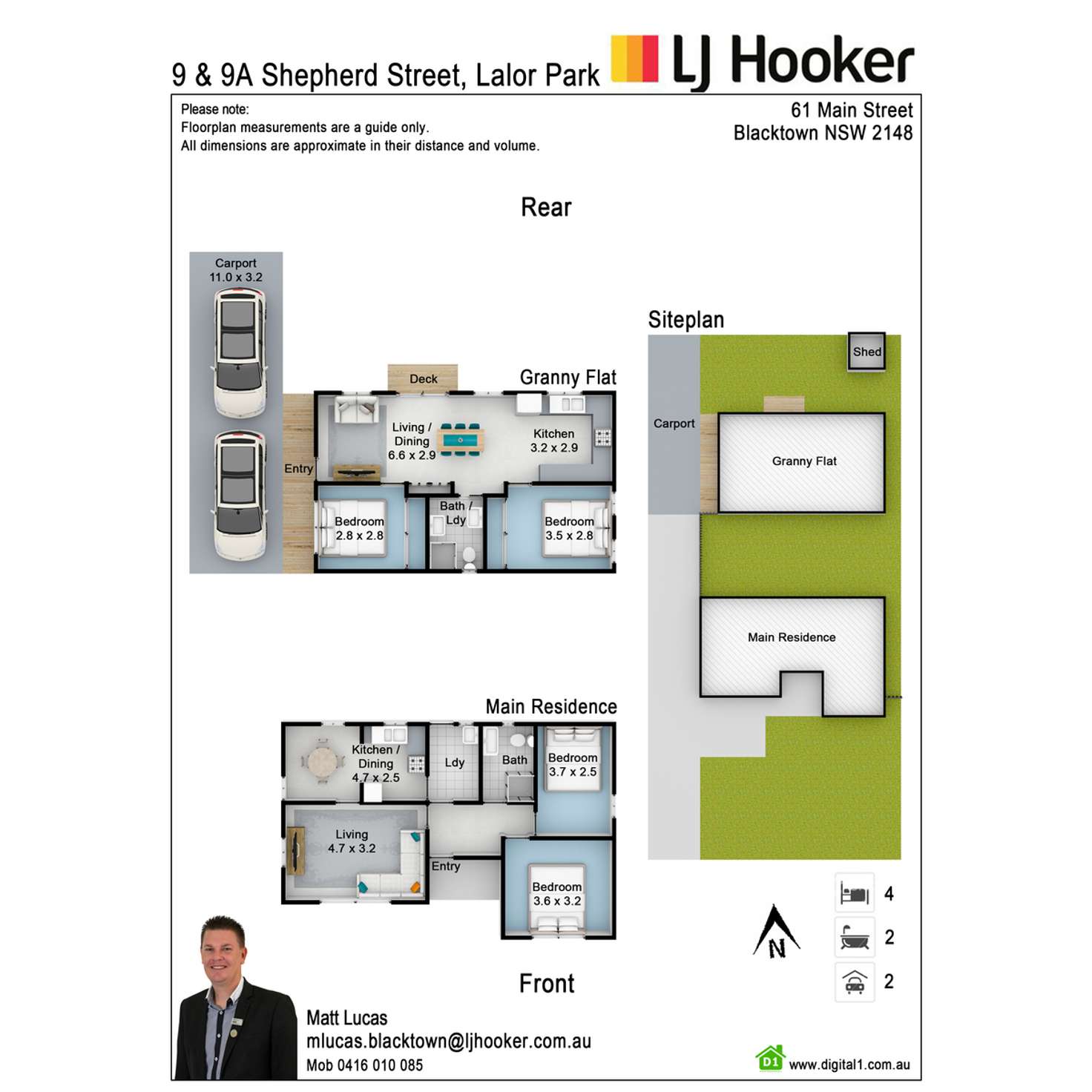 Floorplan of Homely house listing, 9 & 9A Shepherd Street, Lalor Park NSW 2147