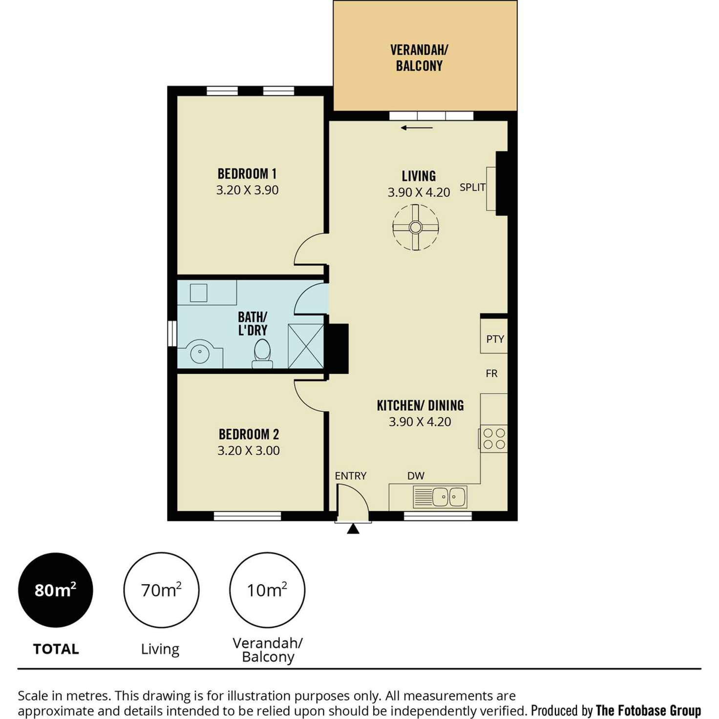 Floorplan of Homely unit listing, 24/32-36 Riverside Street, Mawson Lakes SA 5095