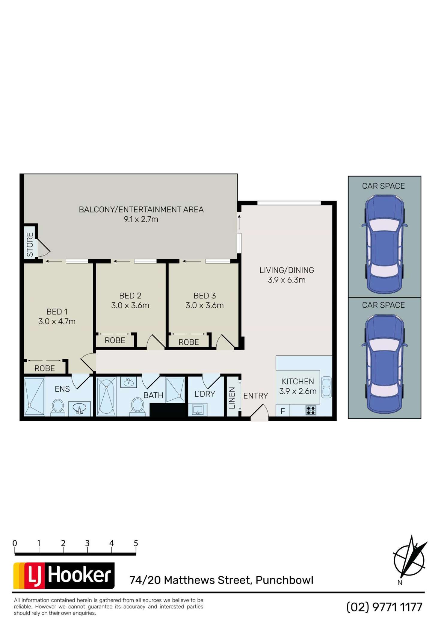 Floorplan of Homely unit listing, 74/20 Matthews Street, Punchbowl NSW 2196