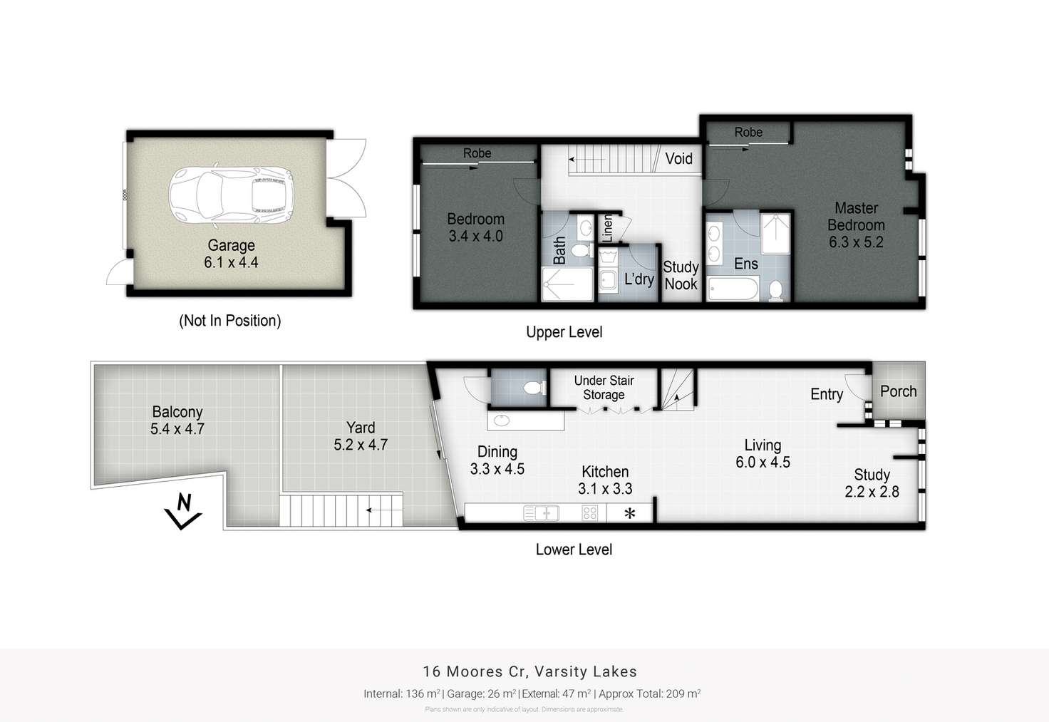 Floorplan of Homely house listing, 16 Moores Crescent, Varsity Lakes QLD 4227