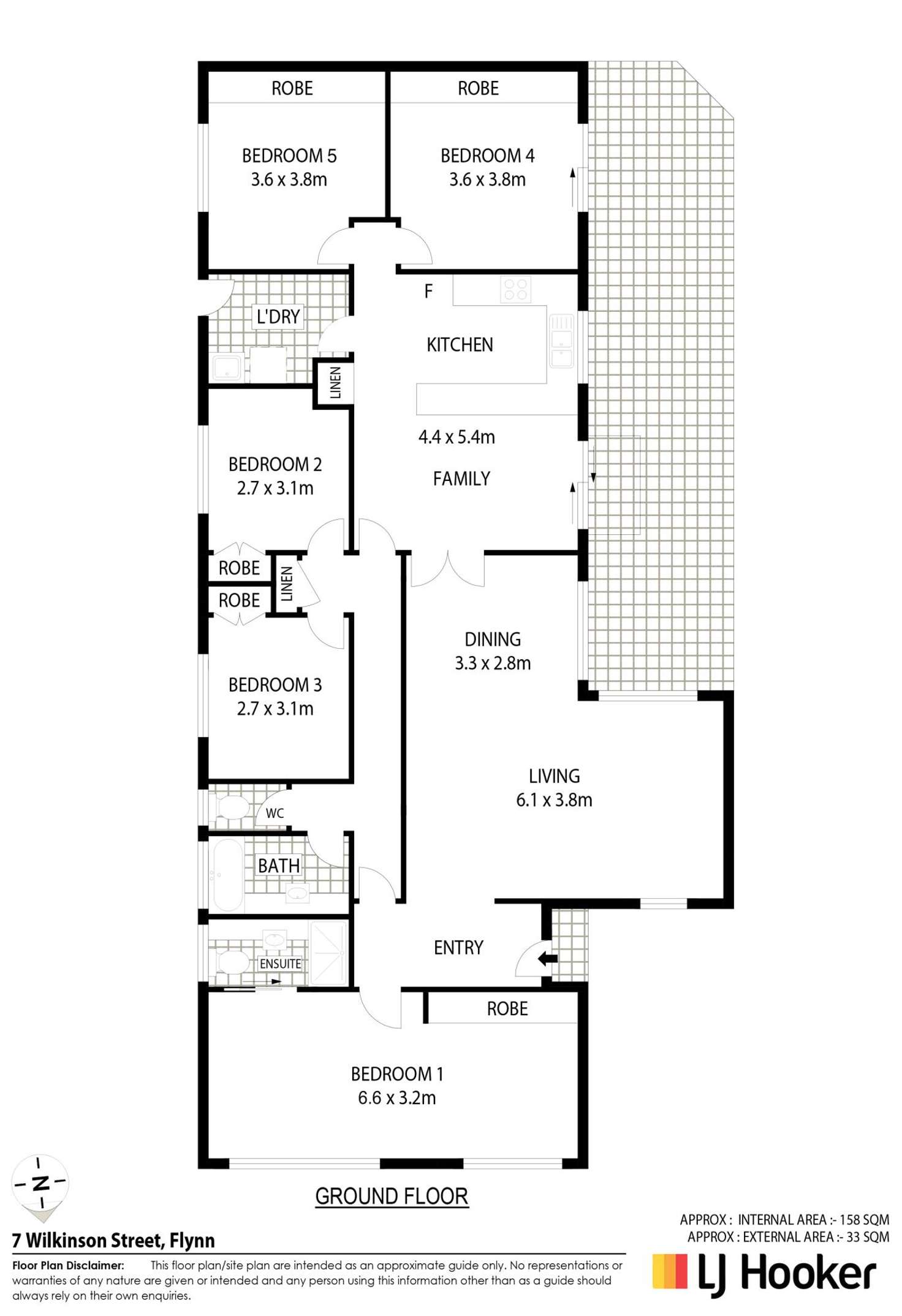 Floorplan of Homely house listing, 7 Wilkinson Street, Flynn ACT 2615