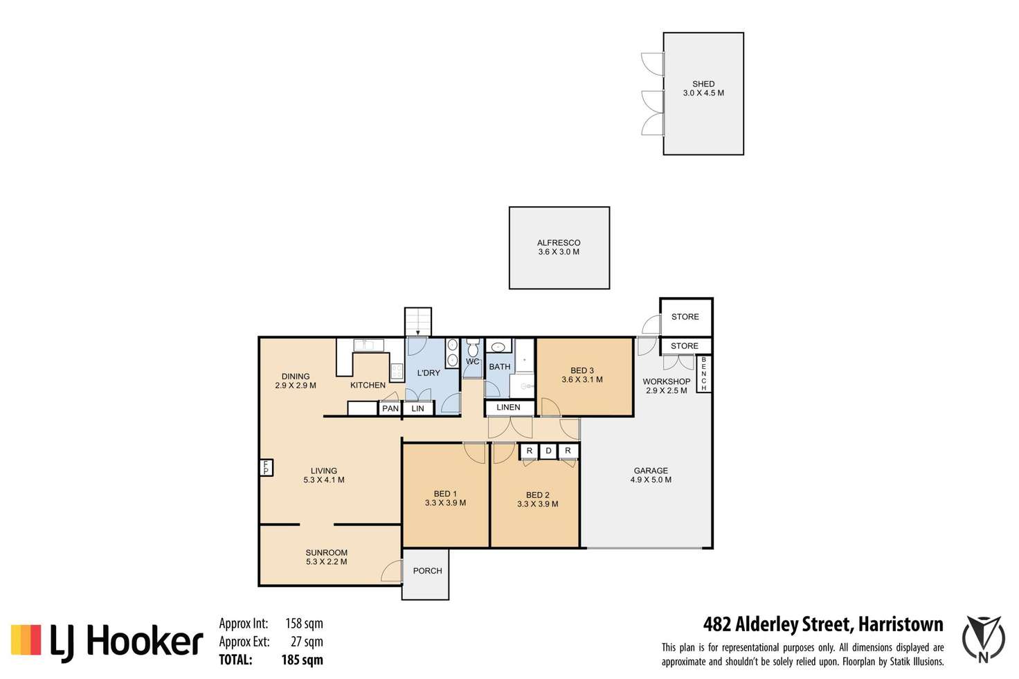 Floorplan of Homely house listing, 482 Alderley Street, Harristown QLD 4350