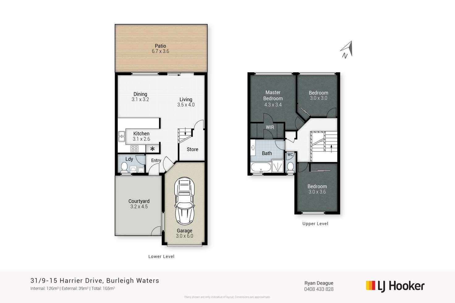 Floorplan of Homely townhouse listing, 31/9-15 Harrier Drive, Burleigh Waters QLD 4220