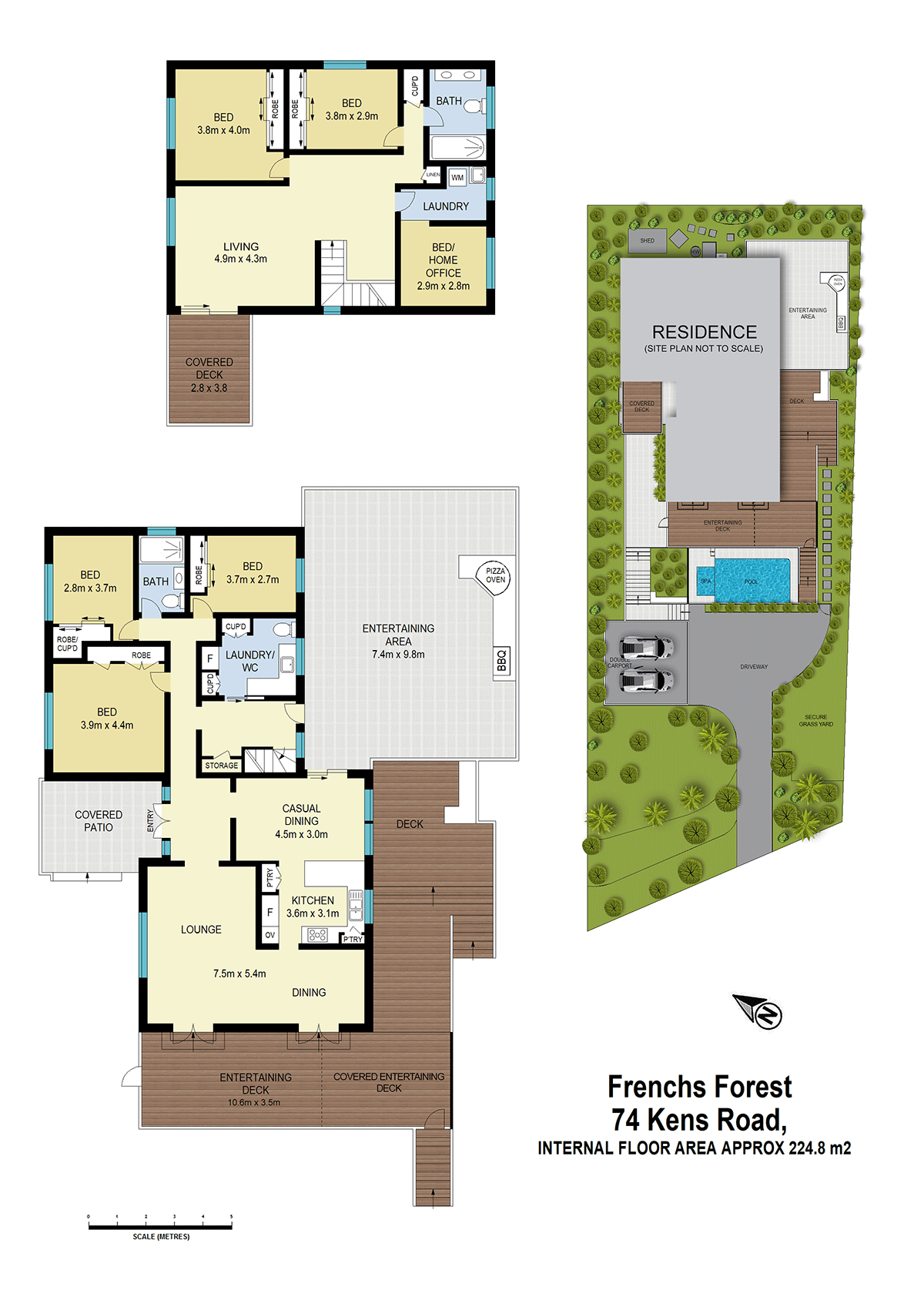 Floorplan of Homely house listing, 74 Kens Road, Frenchs Forest NSW 2086
