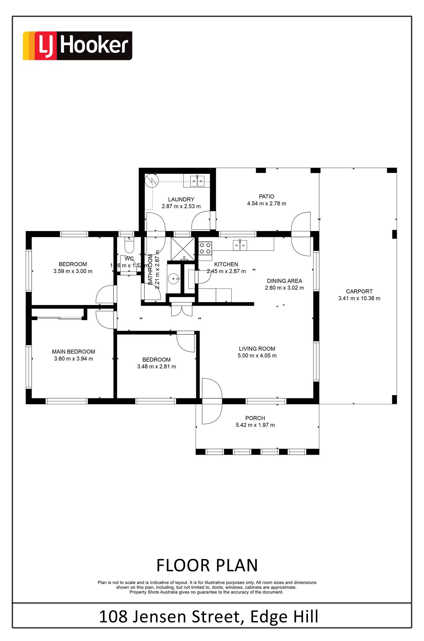 Floorplan of Homely house listing, 108 Jensen Street, Edge Hill QLD 4870