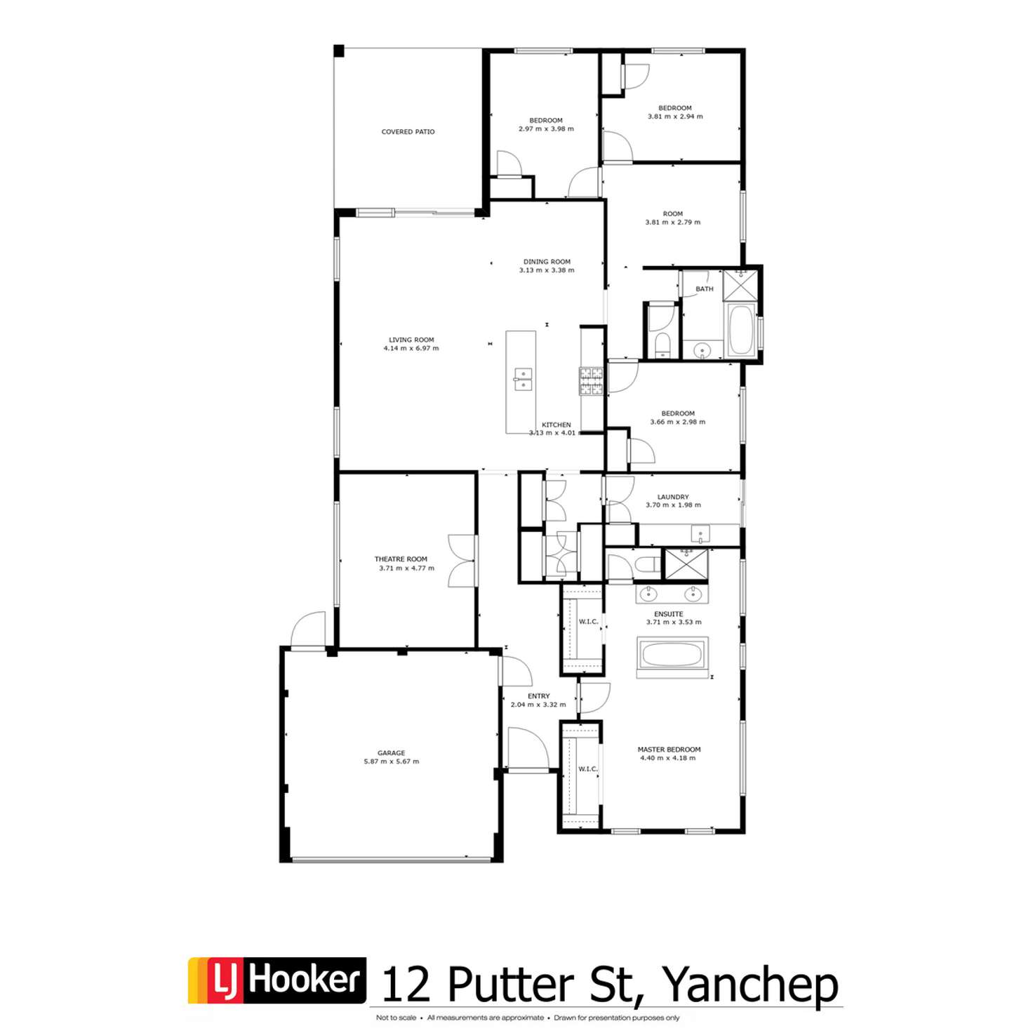 Floorplan of Homely house listing, 12 Putter Street, Yanchep WA 6035