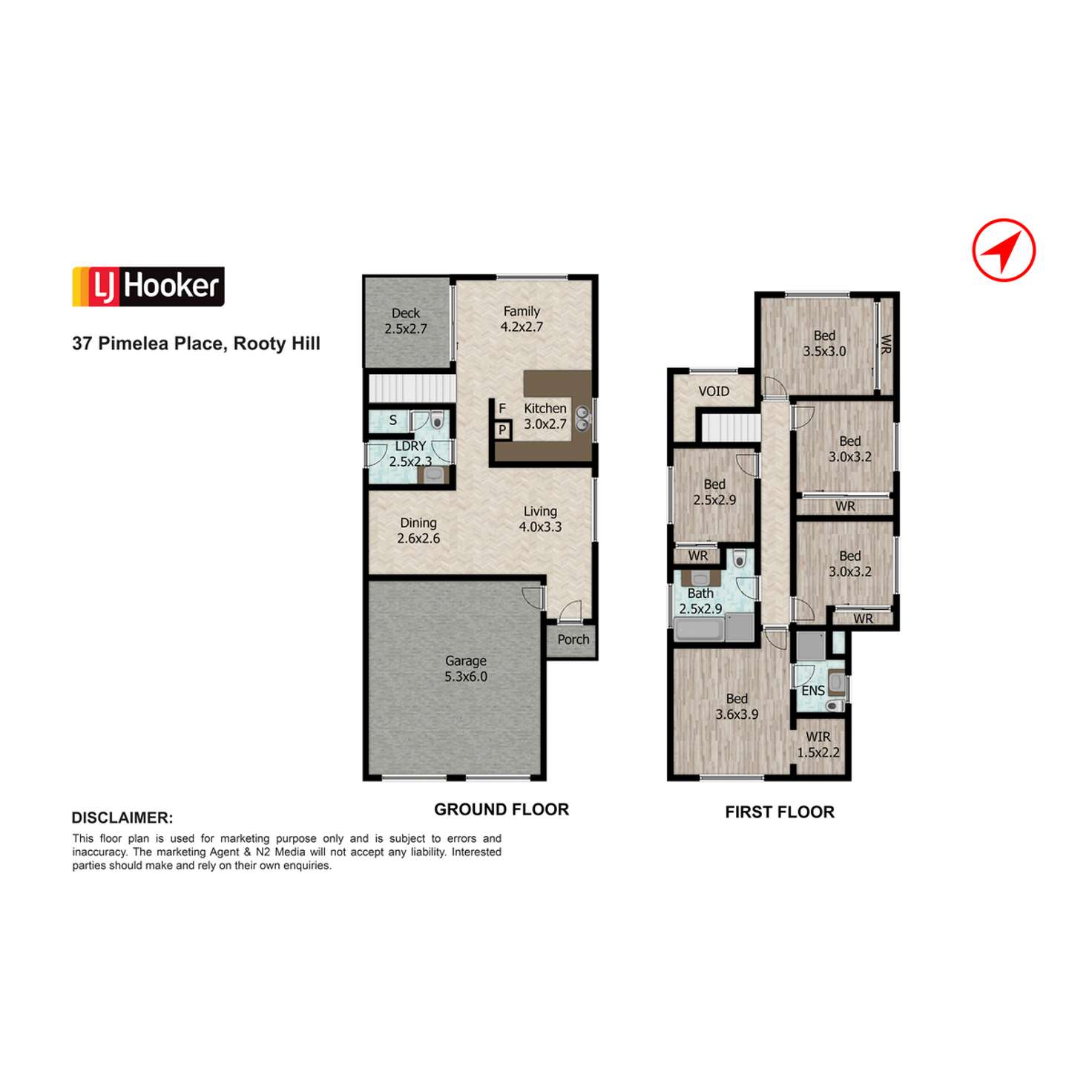 Floorplan of Homely house listing, 37 Pimelea Place, Rooty Hill NSW 2766