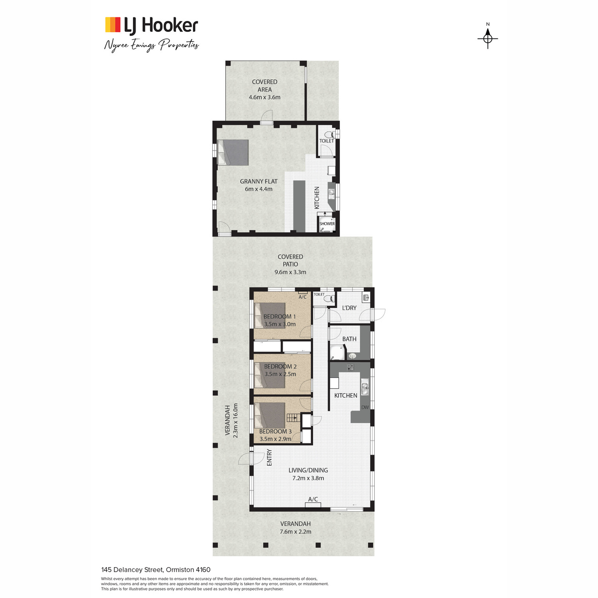 Floorplan of Homely house listing, 145 Delancey Street, Ormiston QLD 4160
