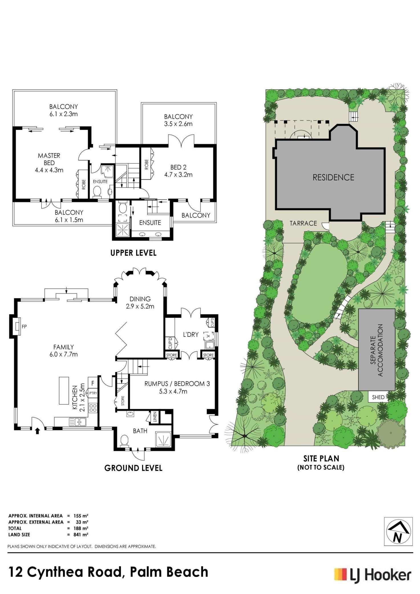 Floorplan of Homely house listing, 12 Cynthea Road, Palm Beach NSW 2108