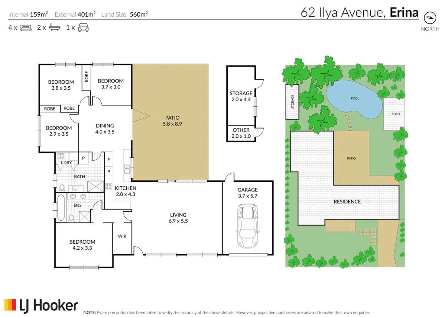 Floorplan of Homely house listing, 62 Ilya Avenue, Erina NSW 2250